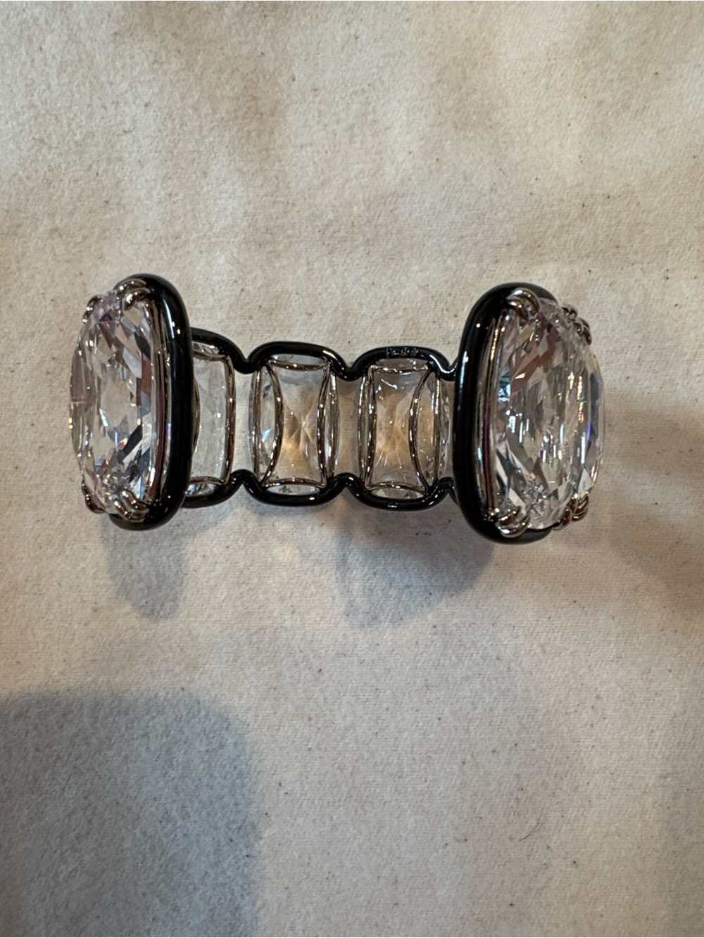 Swarovski Harmonia Oversized Floating Crystals Cuff - Picture 7 of 10